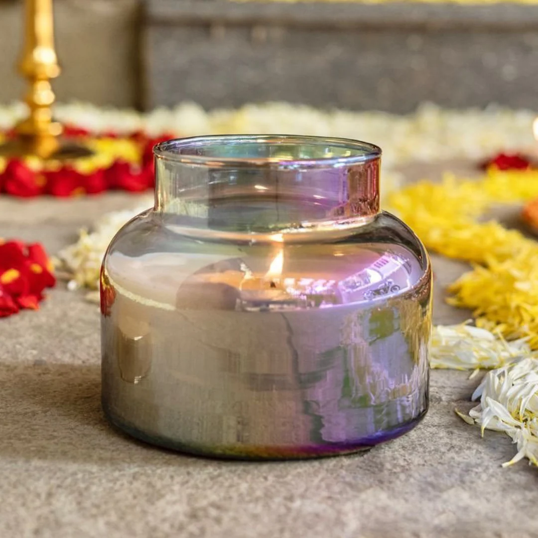 Anagha Iridescent Jar Candle