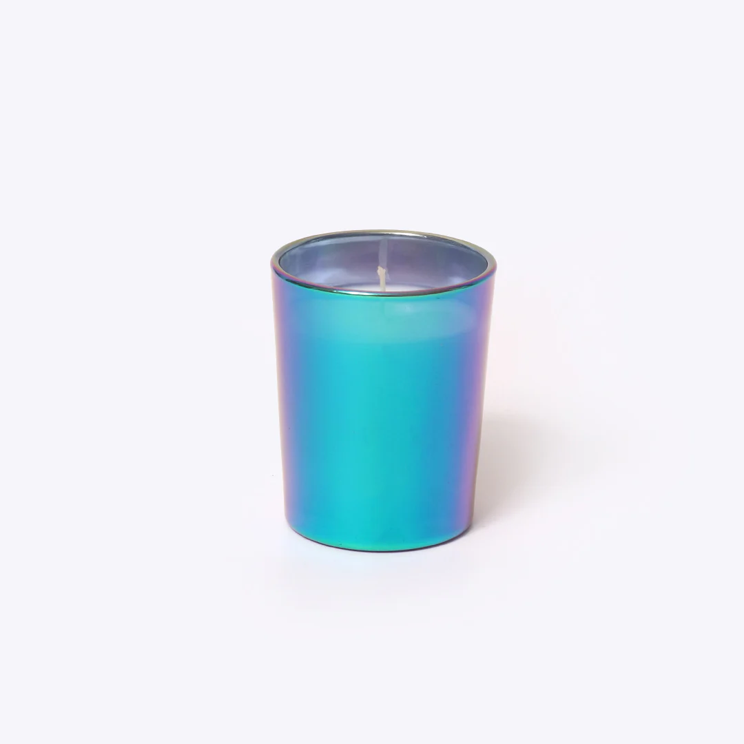 Anagha Iridescent Shot Glass Candle - Pack of 3 - Image 7