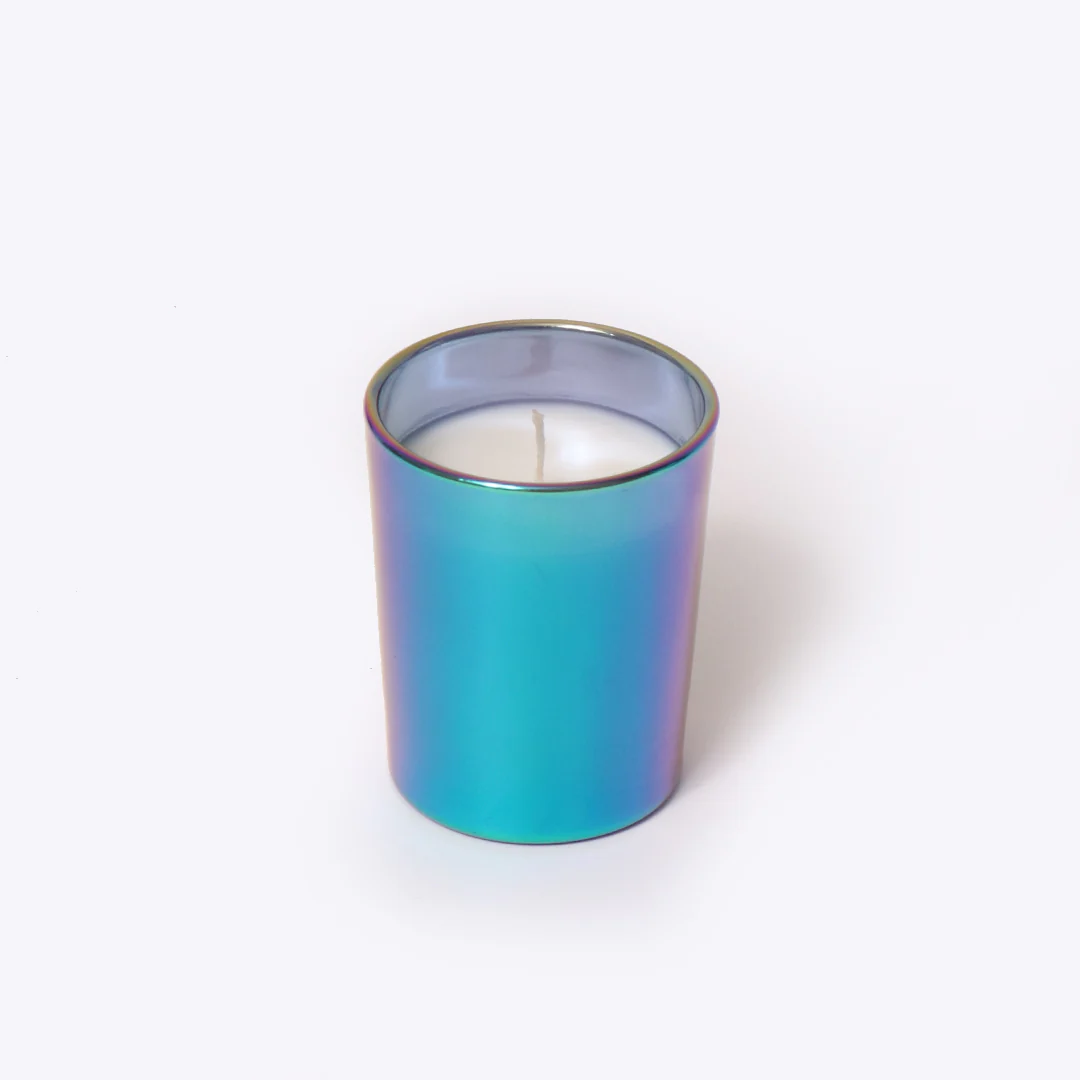 Anagha Iridescent Shot Glass Candle - Pack of 3 - Image 8