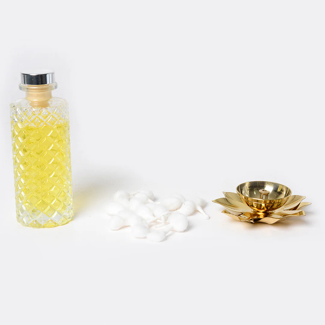 Anagha Pooja Oil & Diya Set - Image 5
