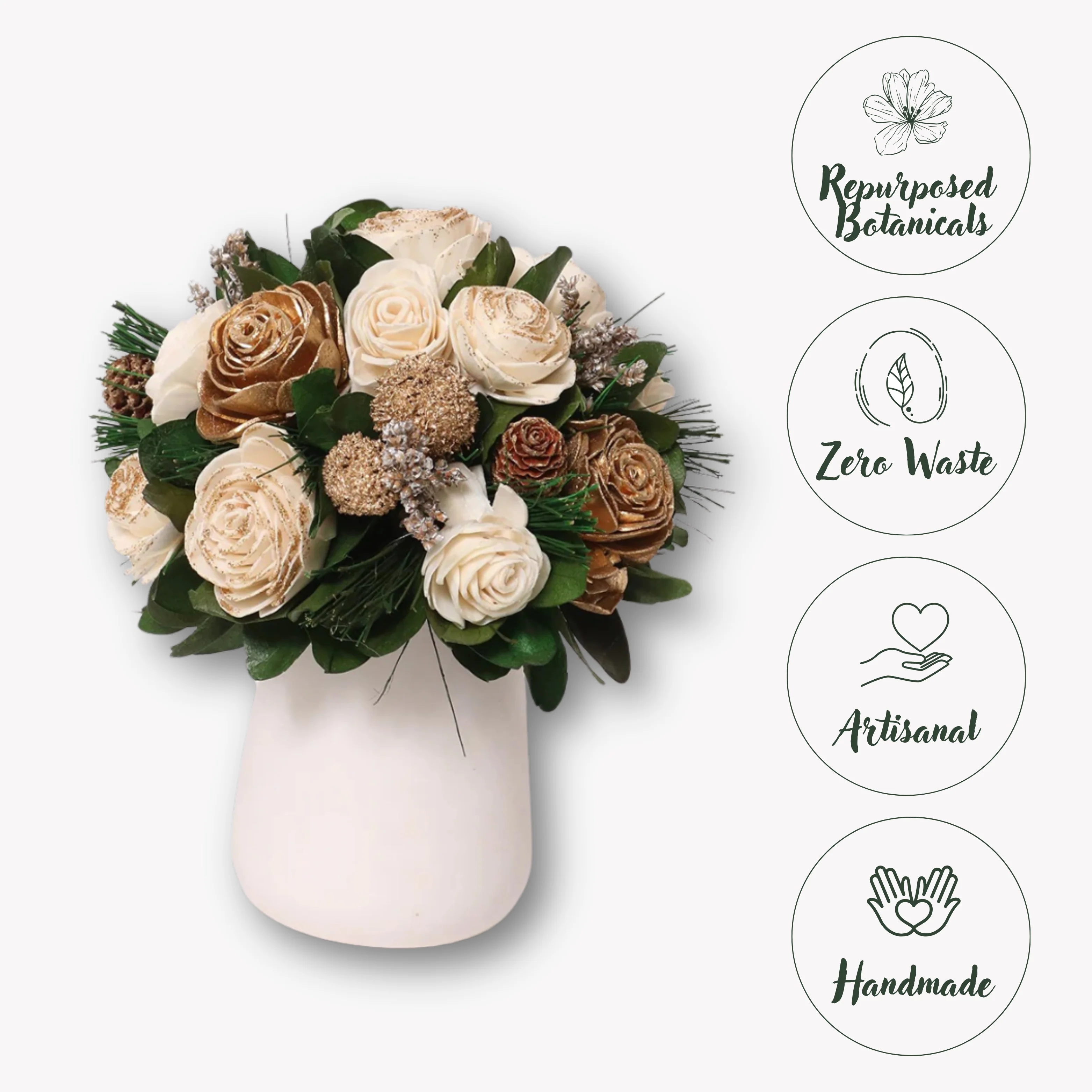 Beige & Gold Table Decor - Image 4