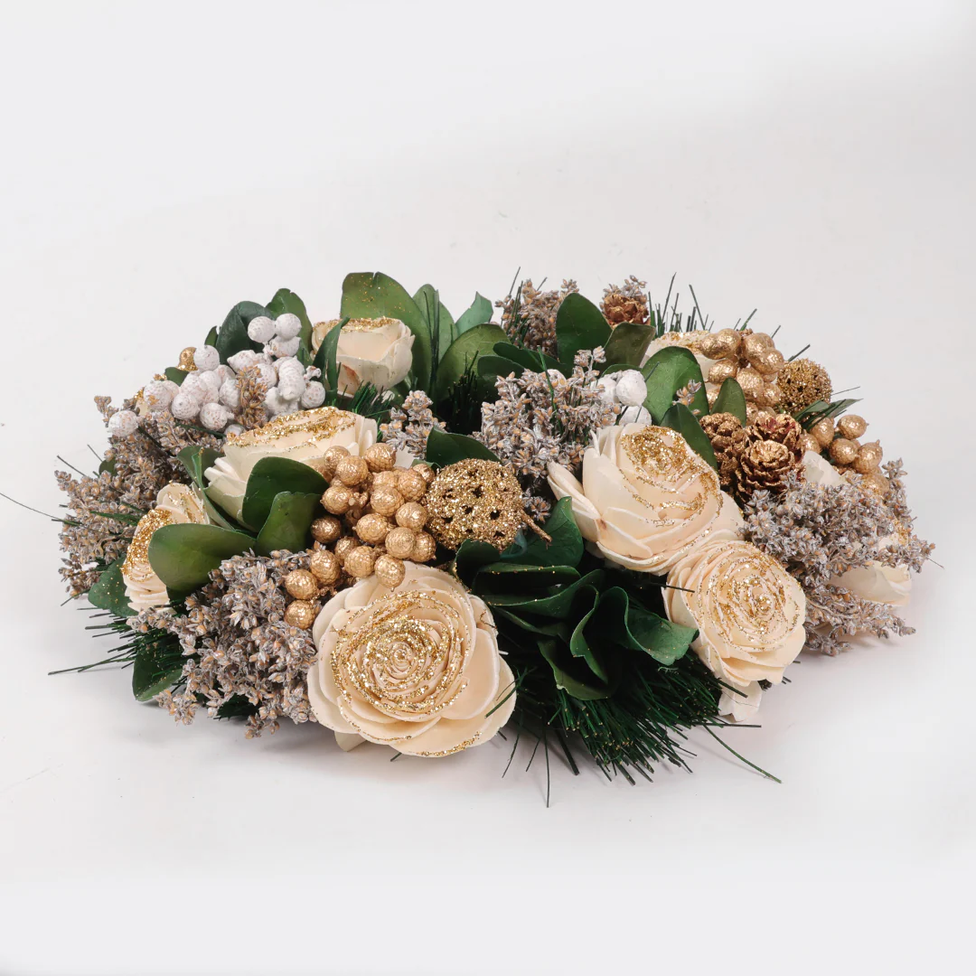Beige & Gold Wreath - Image 5