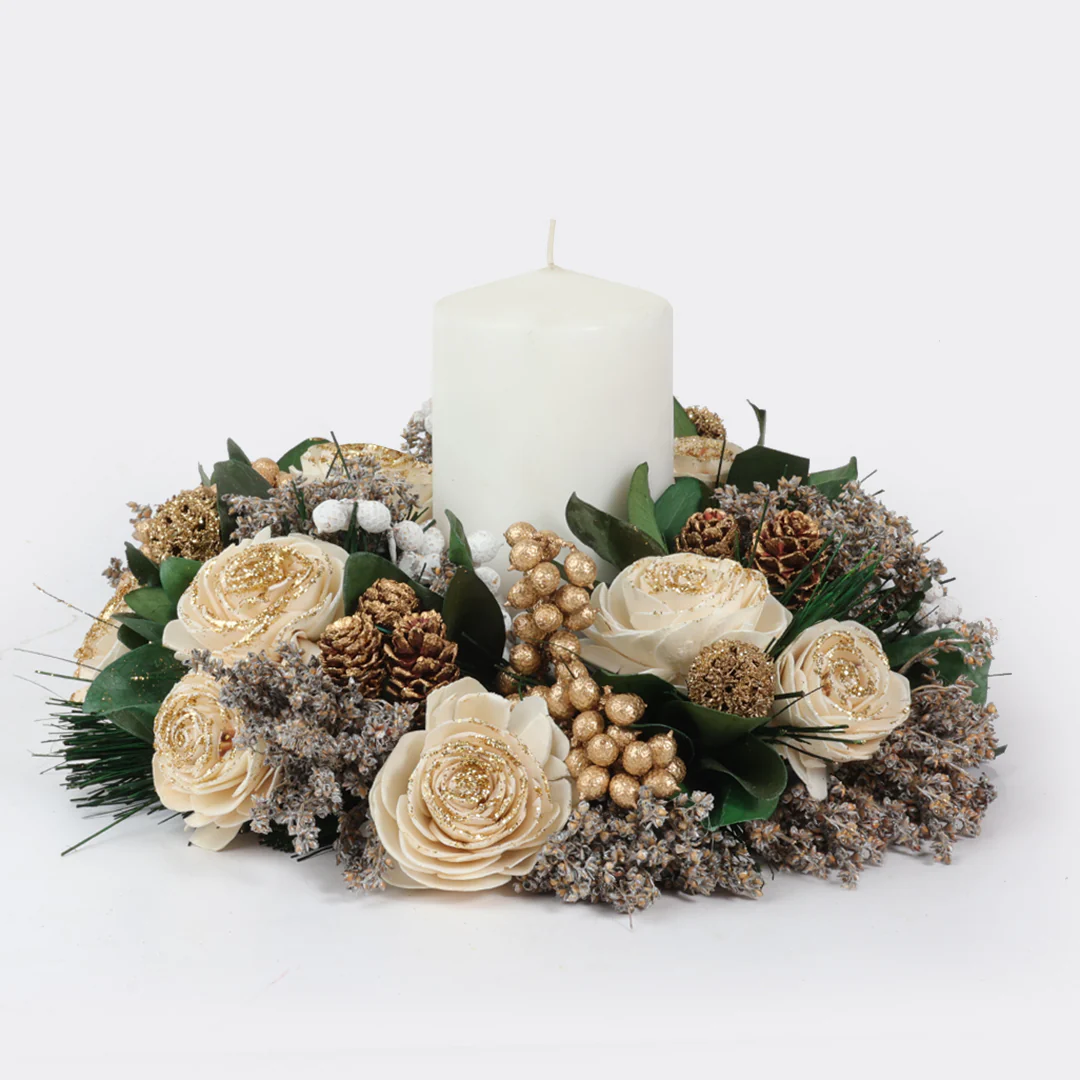 Beige & Gold Wreath - Image 6