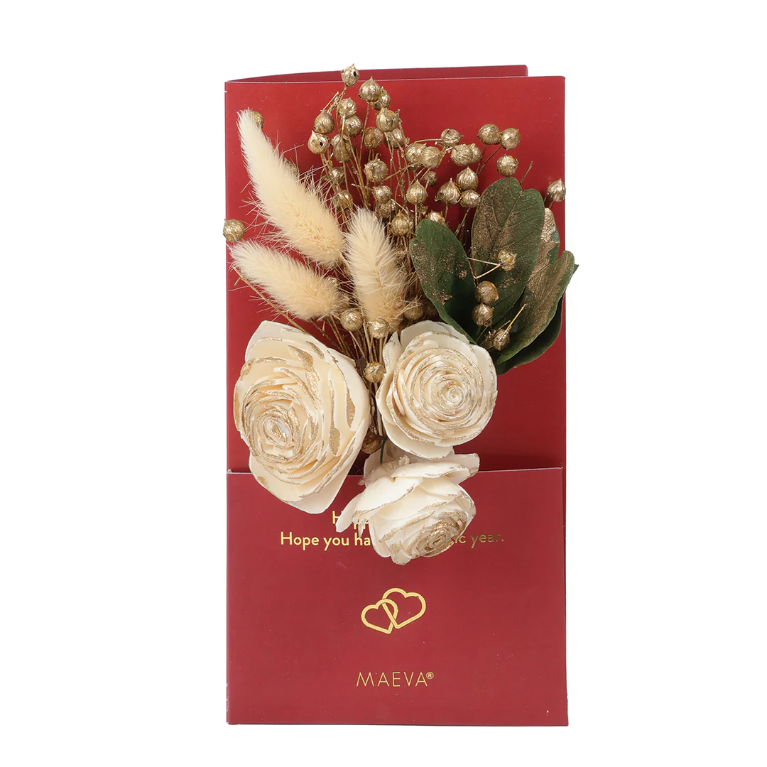 Birthday Greeting Card - Red - Image 3