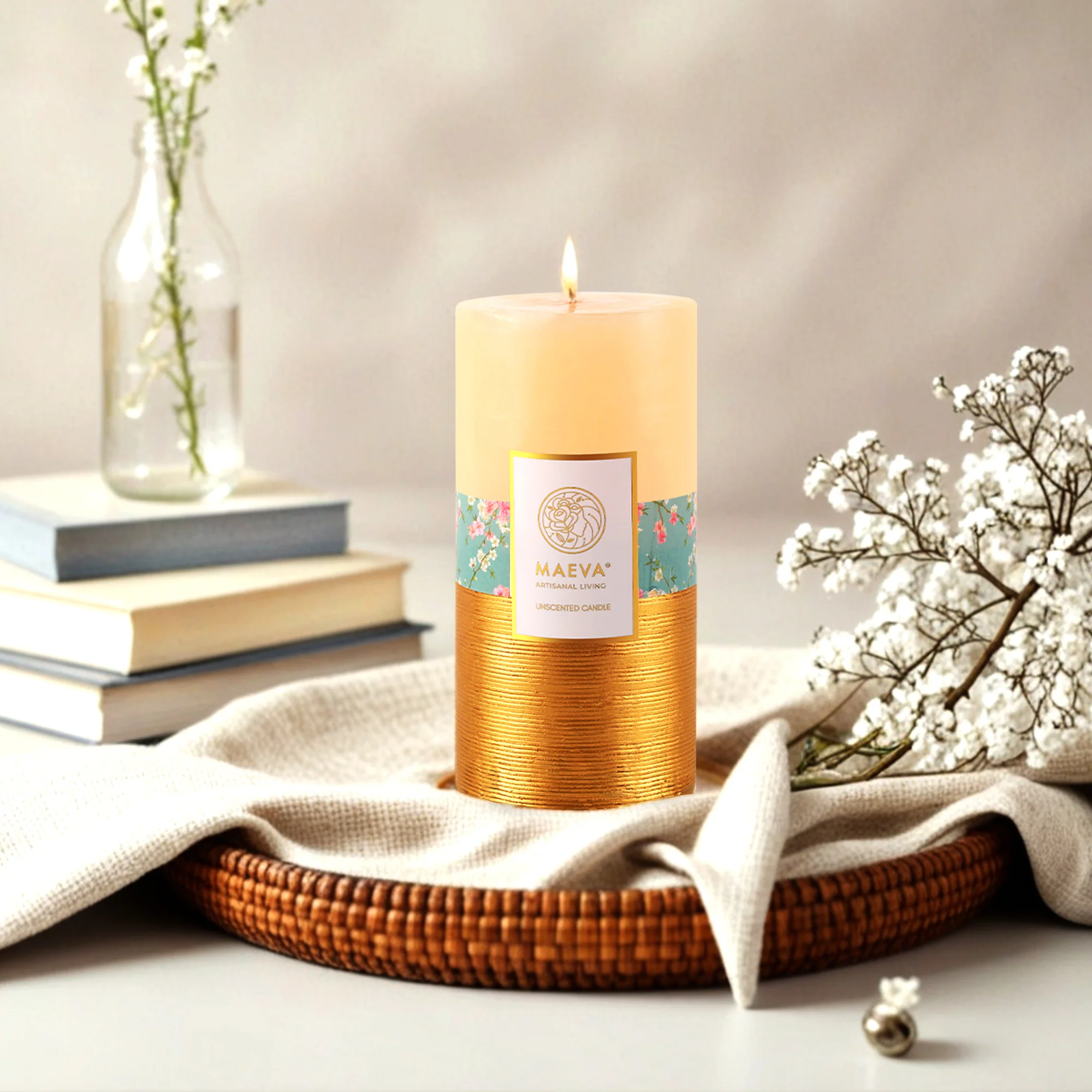 Birthday Pillar Candle - LARGE