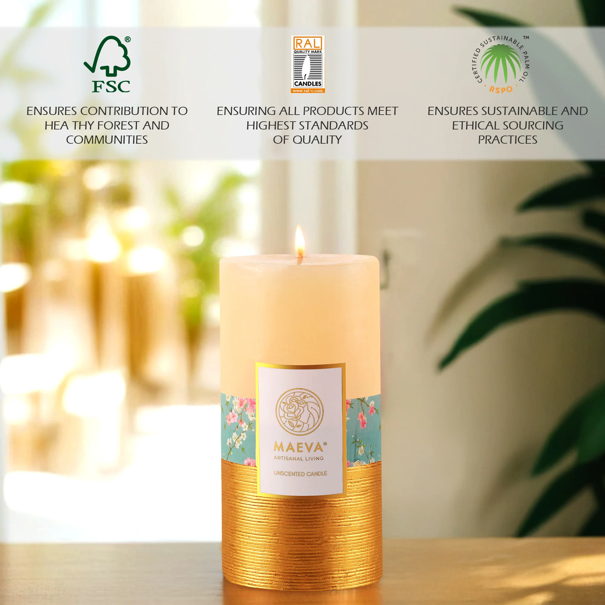 Birthday Pillar Candle - LARGE - Image 3