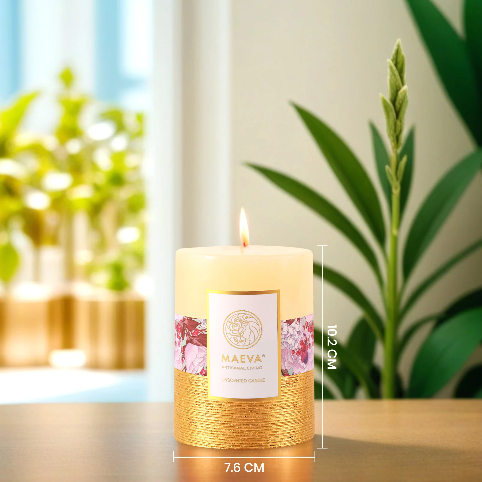Birthday Pillar Candle - MEDIUM - Image 2