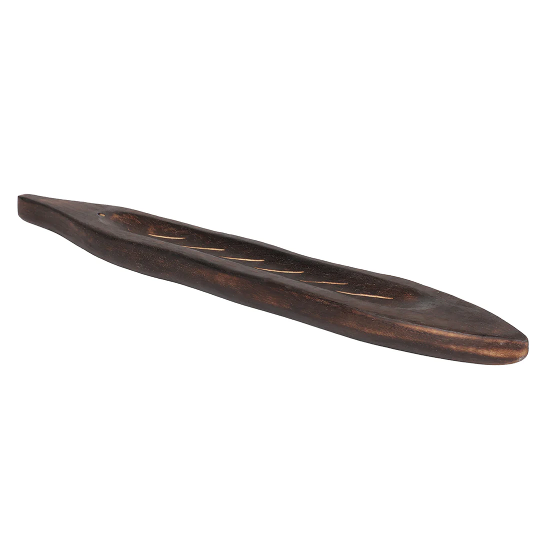 Brown Leaf incense Holder - Image 2