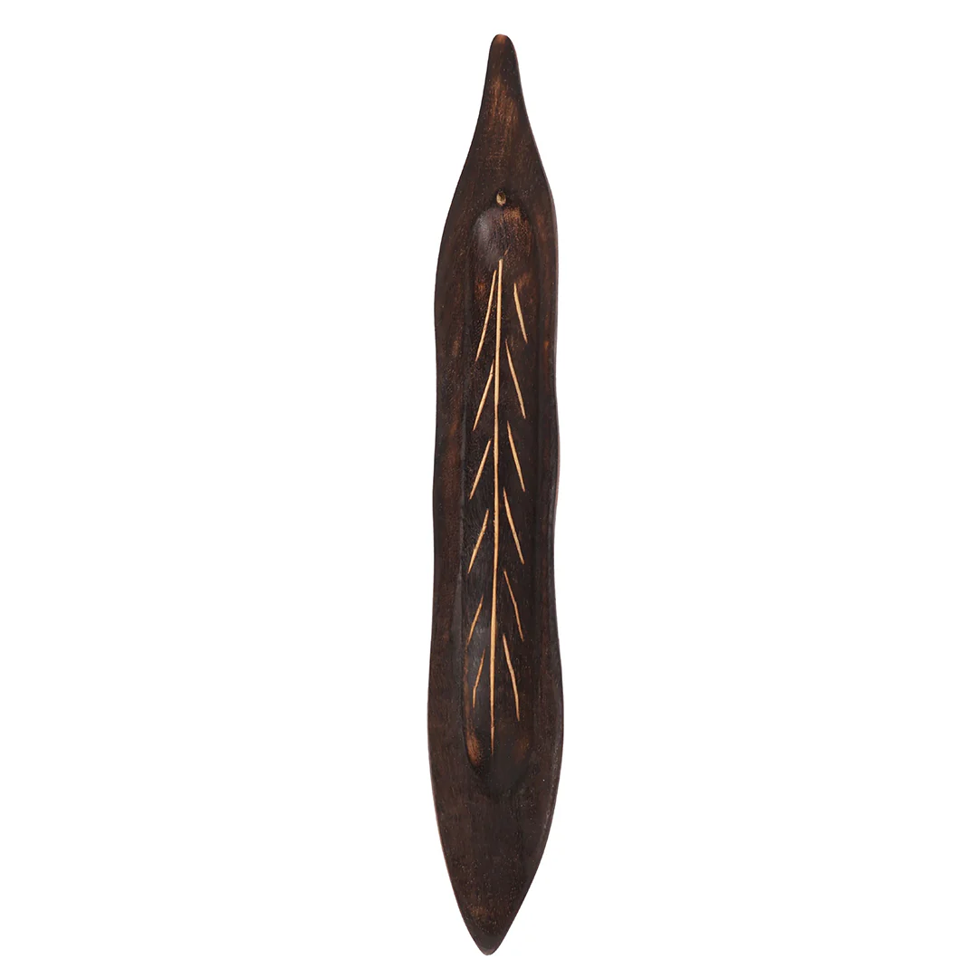 Brown Leaf incense Holder - Image 3