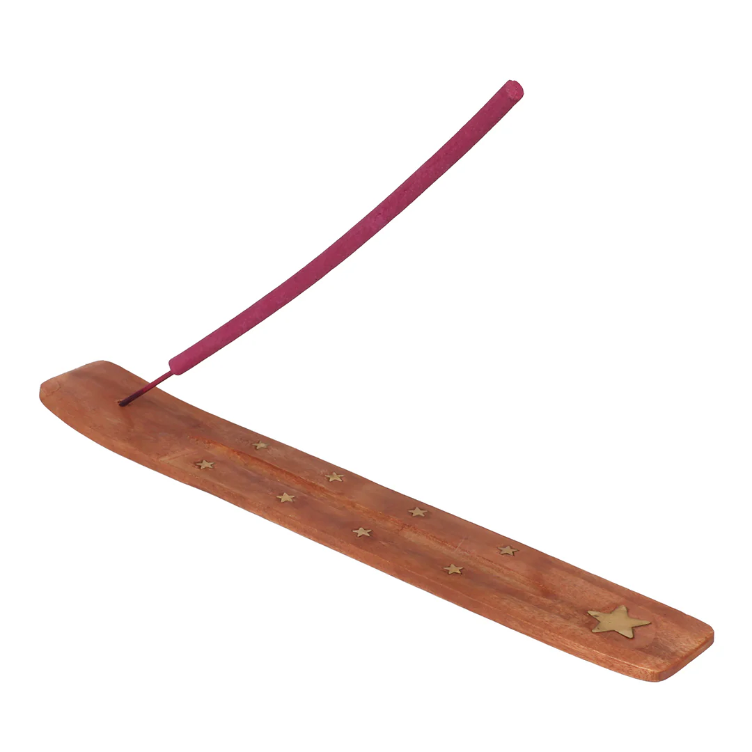 Brown Wooden Incense Holder - Image 4