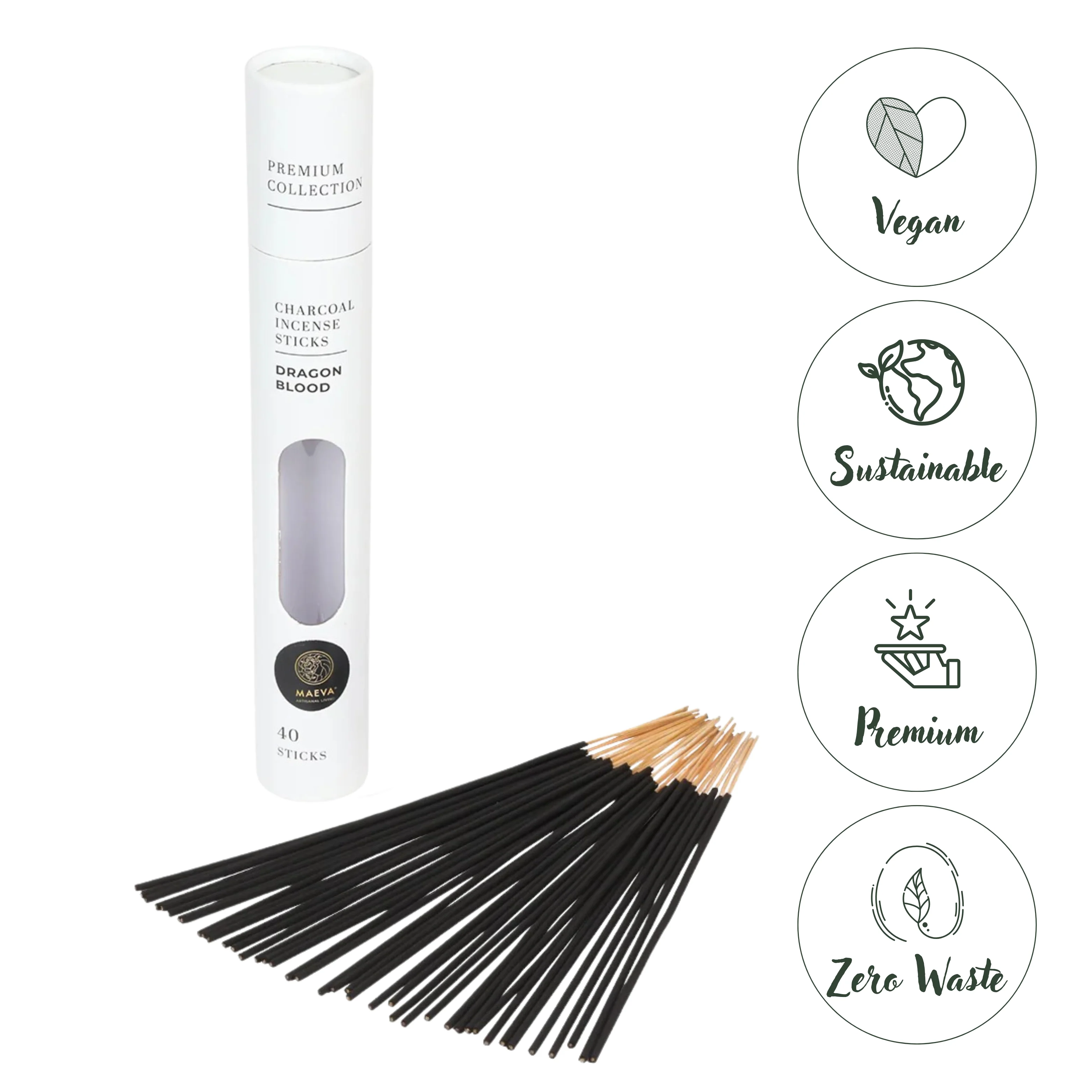 DragonBlood Charcoal Incense Sticks - Image 3