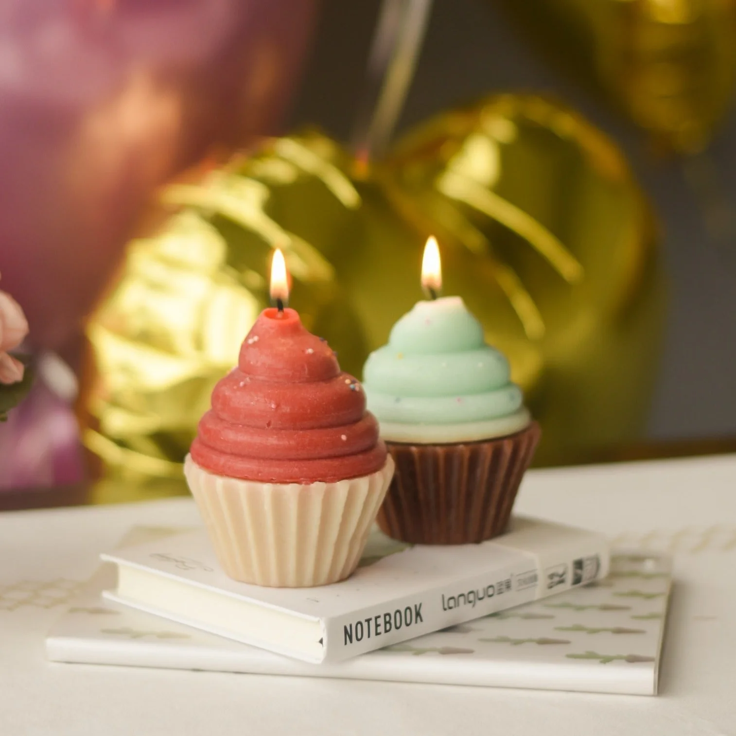 Chocolate Cupcake Candle