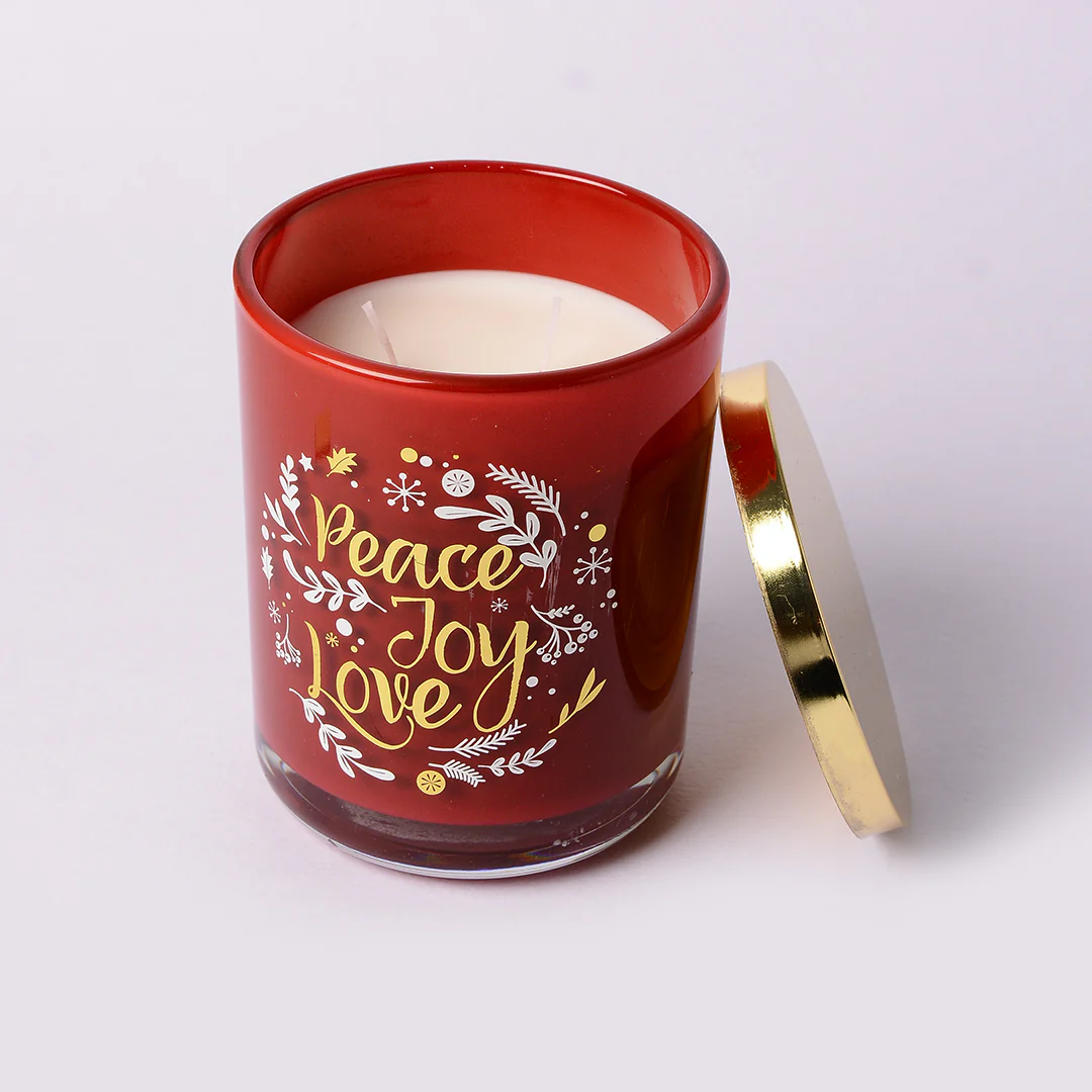 "Peace Joy Love" 15 Oz Candle - Image 2