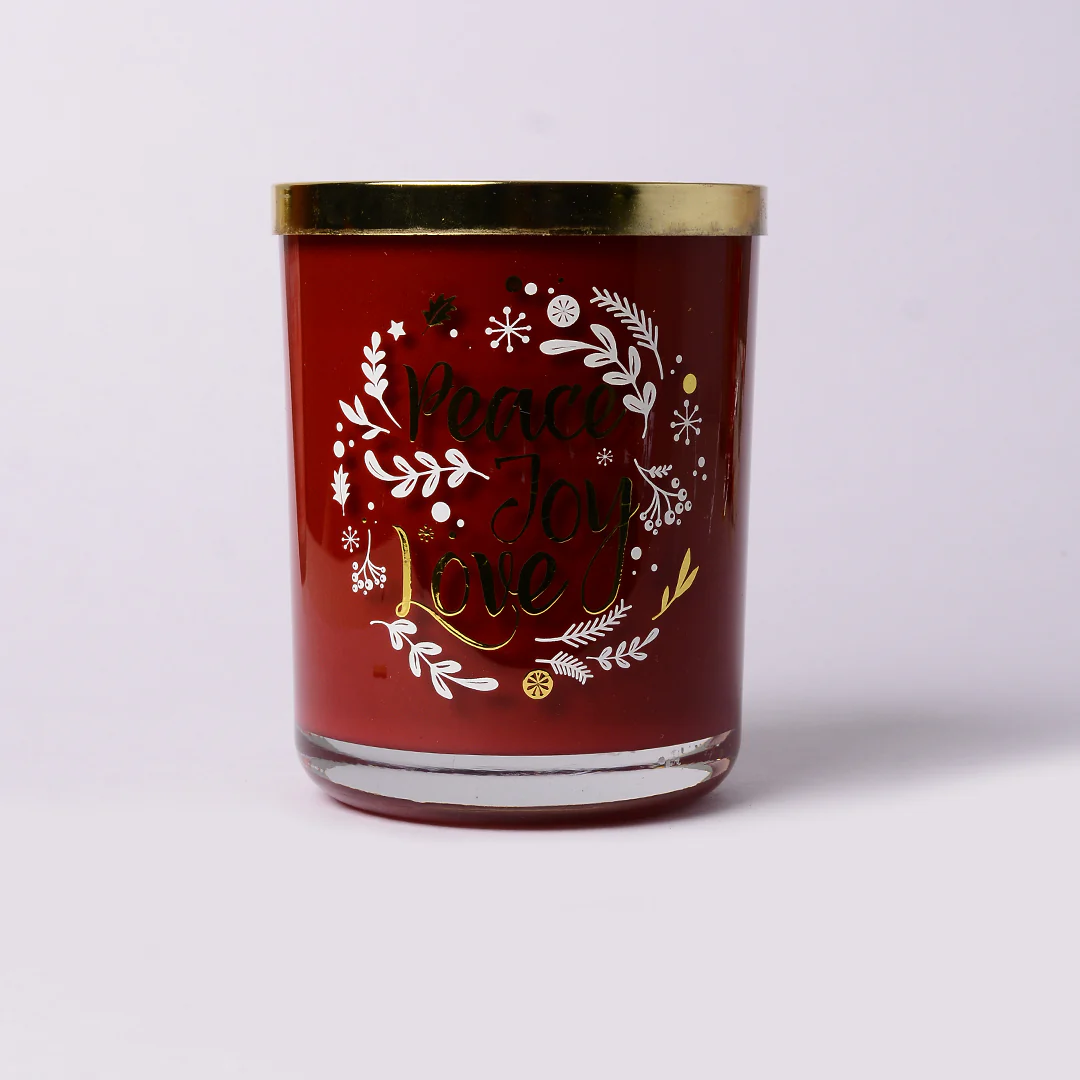 "Peace Joy Love" 15 Oz Candle - Image 4