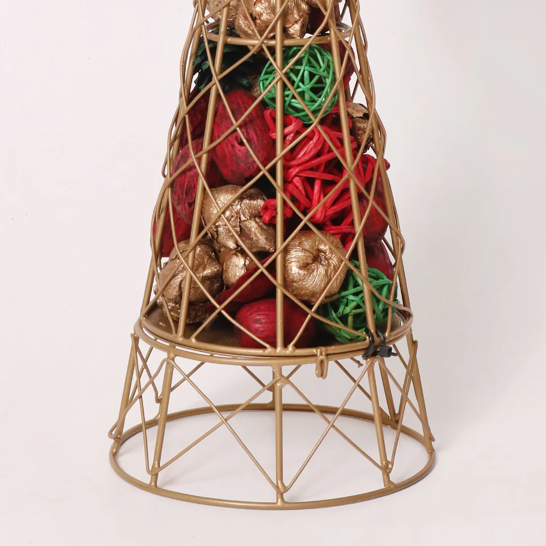 Christmas Tree Metal Cage Potpourri - Image 4