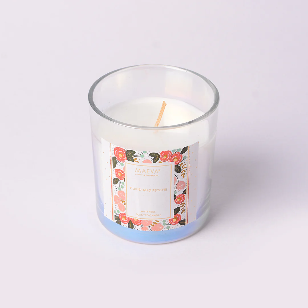 Cupid & Psyche Iridescent Glass Candle - Image 7