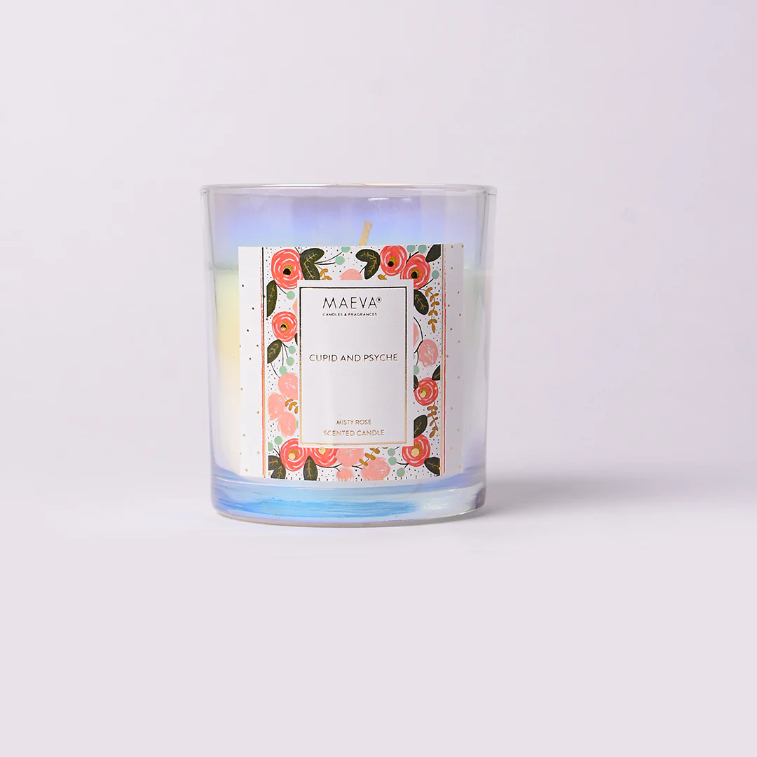 Cupid & Psyche Iridescent Glass Candle - Image 8
