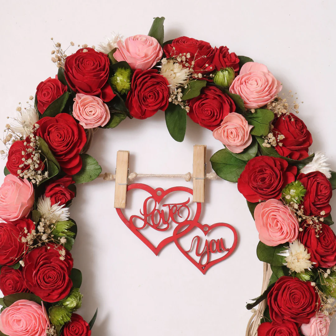 Eternal Love Oval Wreath - Image 3