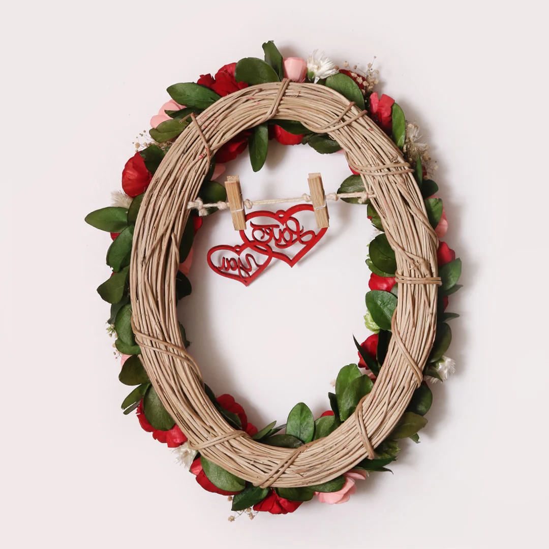 Eternal Love Oval Wreath - Image 5