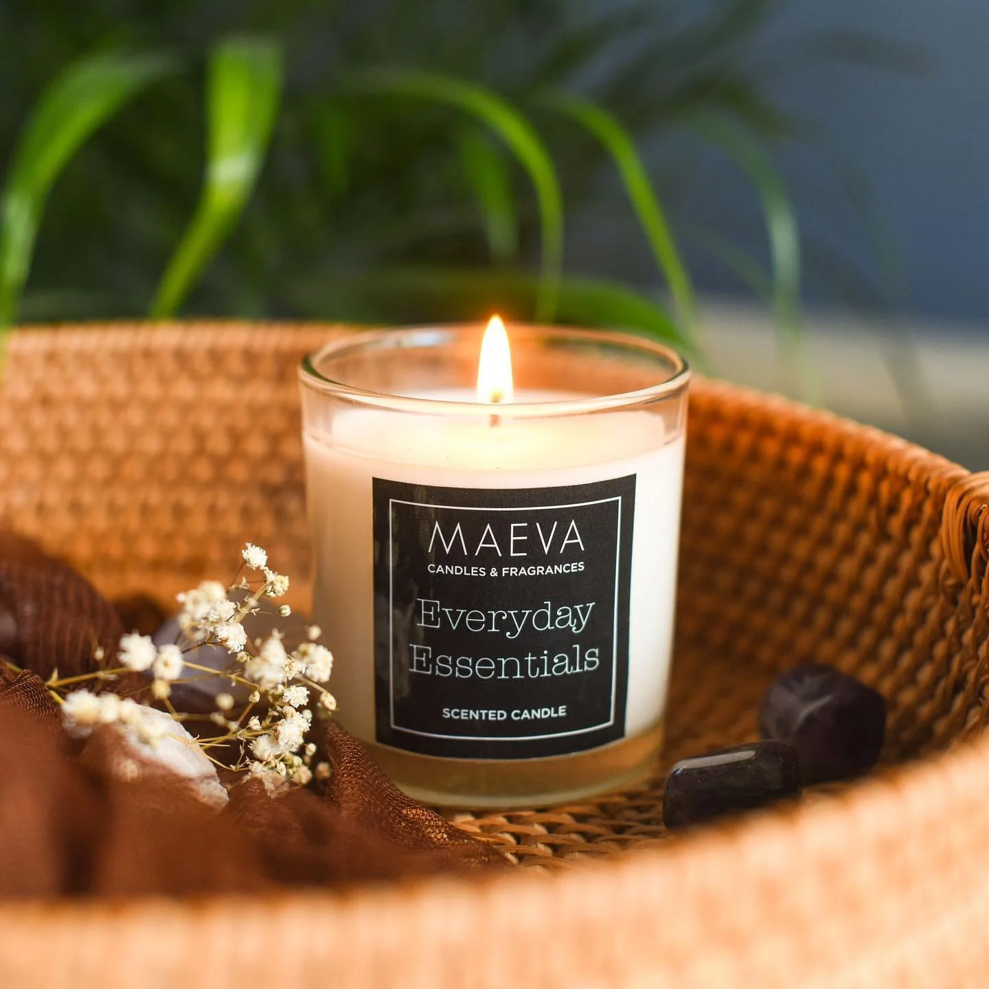 Clear Glass Candle - Image 3