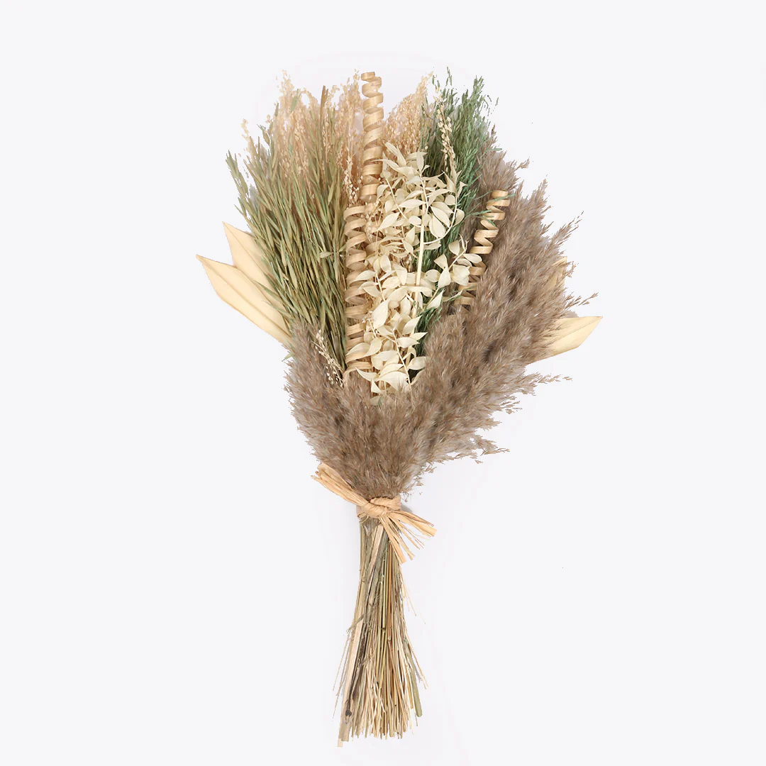 Everyday beige dried flower bunches - Image 3