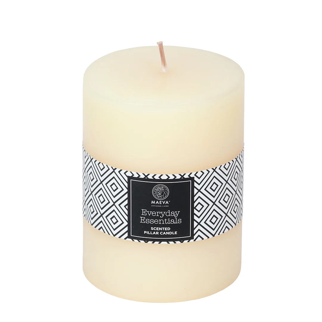 Everyday essential Bees Wax Pillar Candle - Large - Image 2