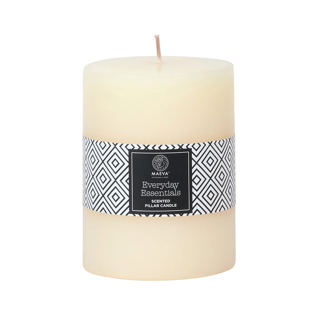 Everyday essential Bees Wax Pillar Candle - Large - Image 3