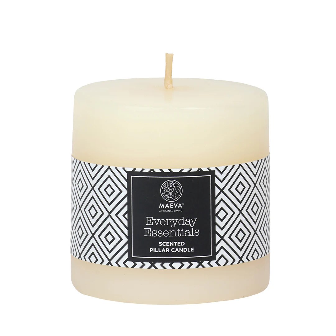Everyday essential Bees Wax Pillar Candle - Small - Image 2
