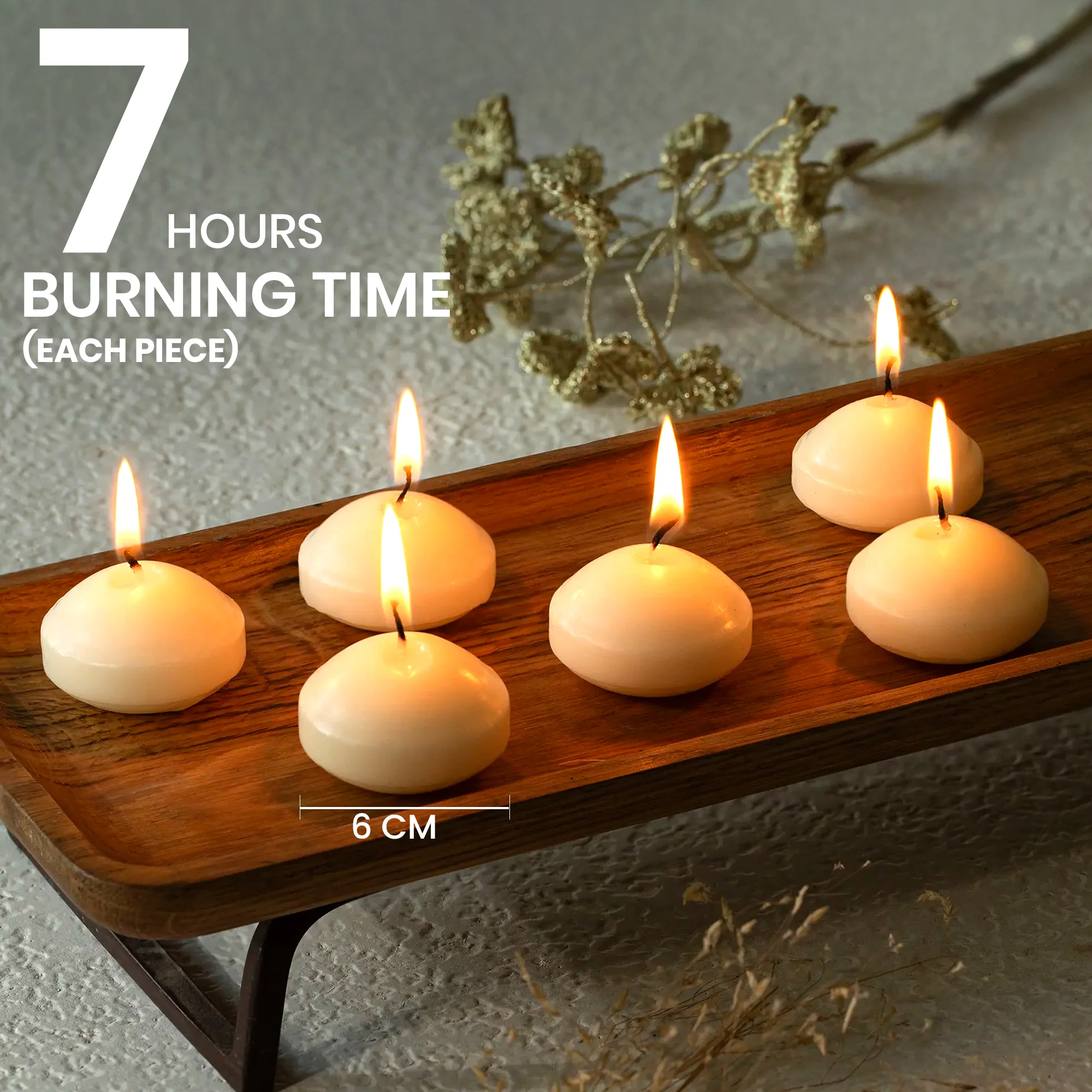 Floater Candles - Pack of 6 - Image 3