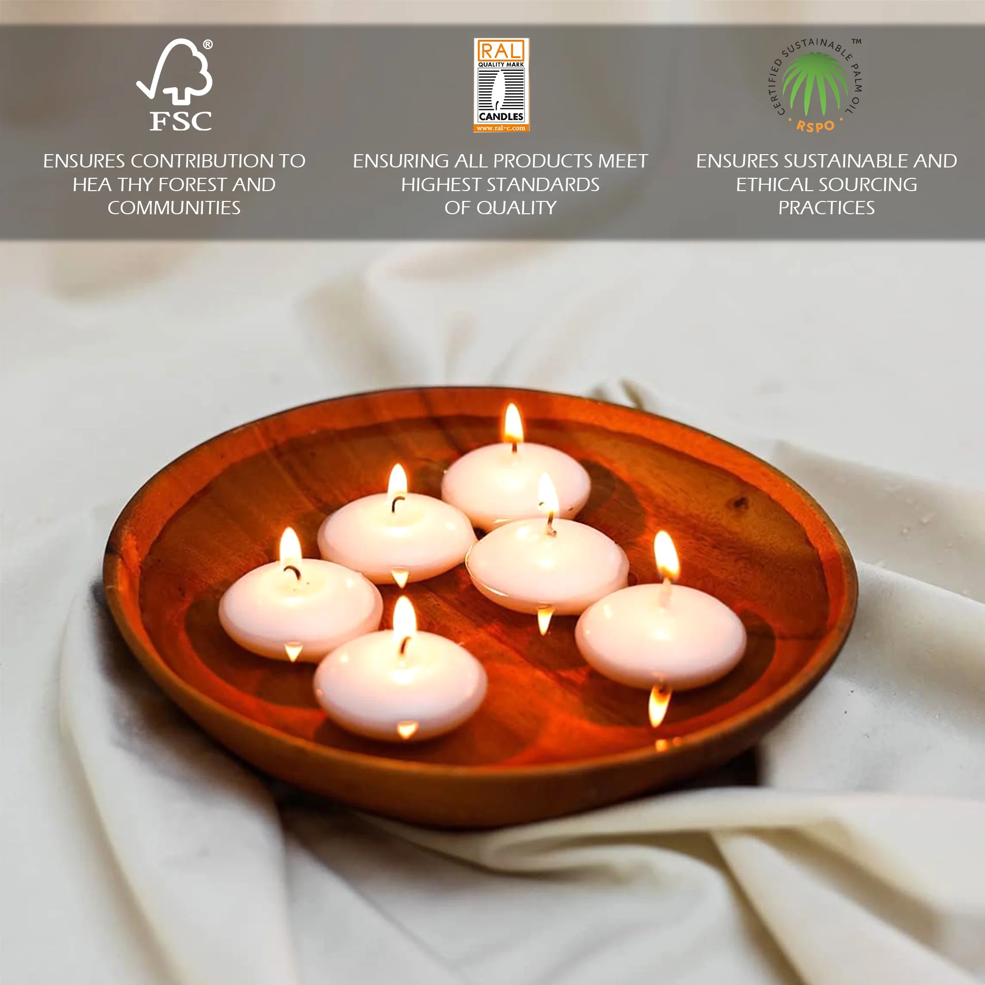 Floater Candles - Pack of 6 - Image 4