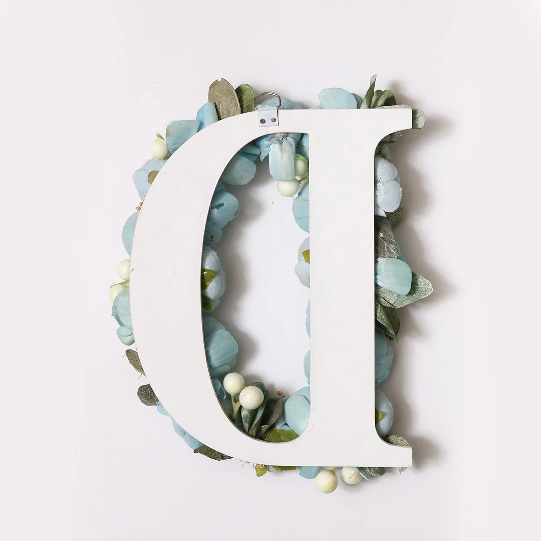 Blue Floral Alphabets - Image 11
