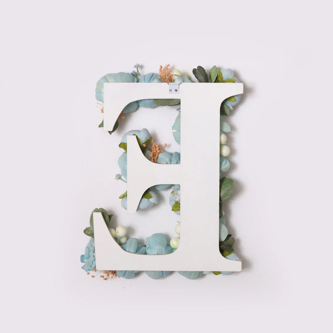 Blue Floral Alphabets - Image 13