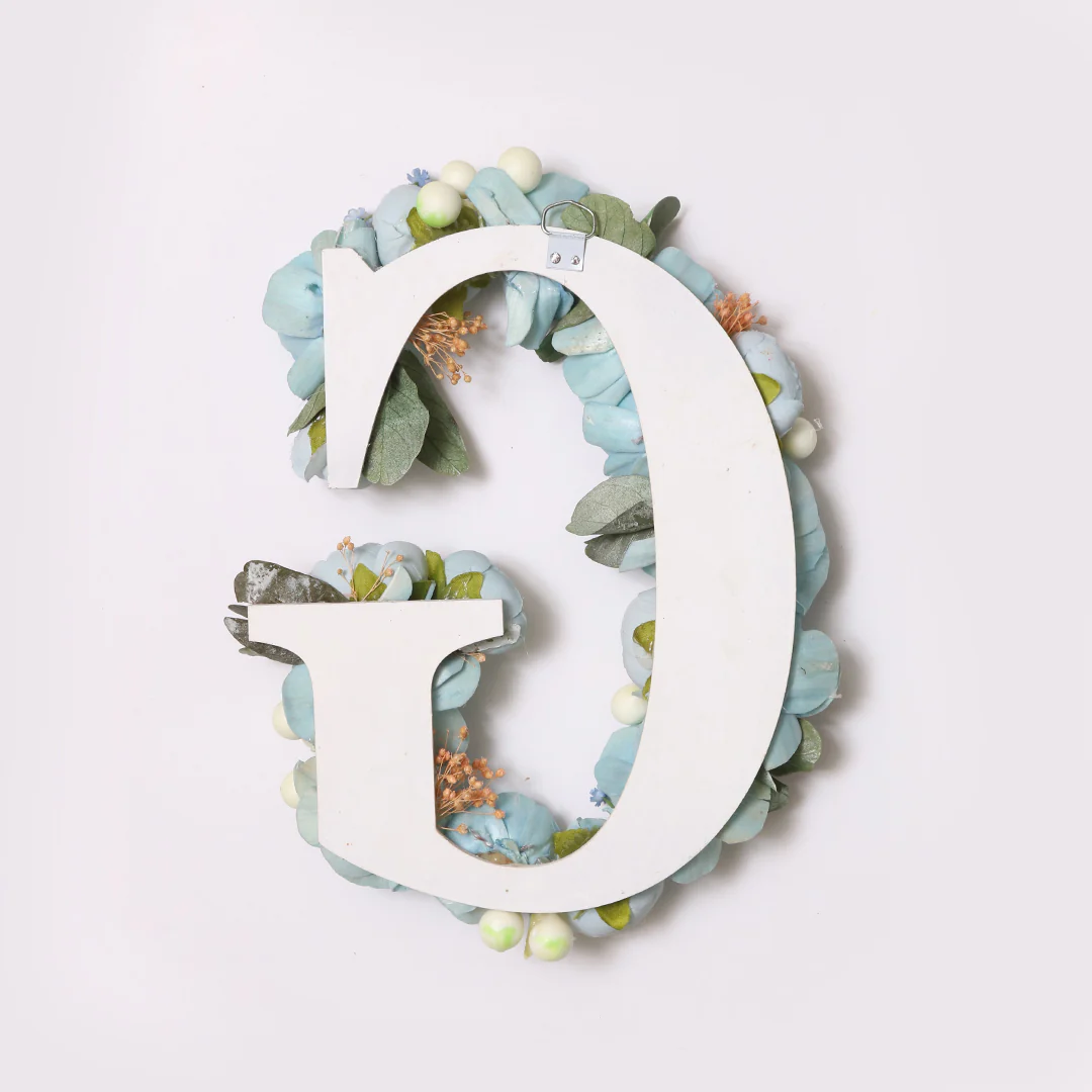 Blue Floral Alphabets - Image 17