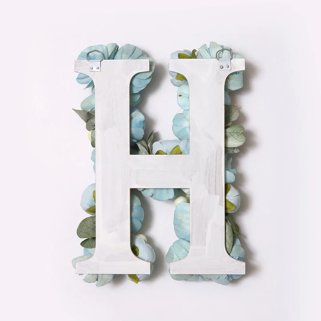 Blue Floral Alphabets - Image 19
