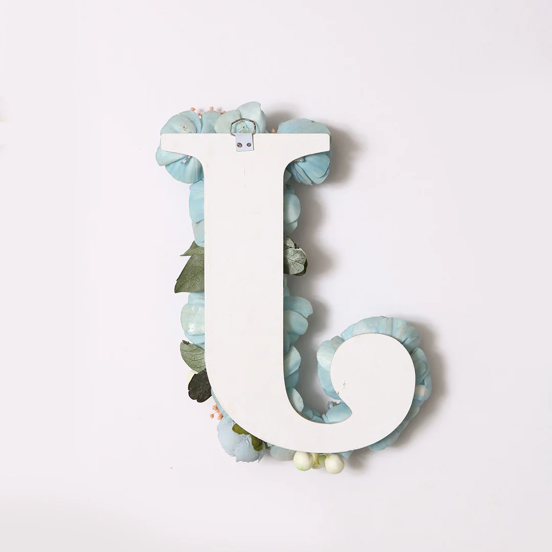 Blue Floral Alphabets - Image 23