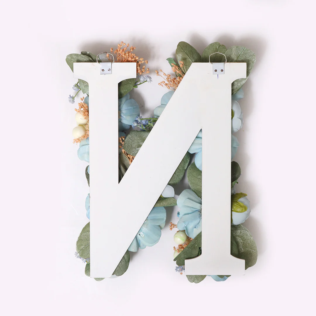 Blue Floral Alphabets - Image 30