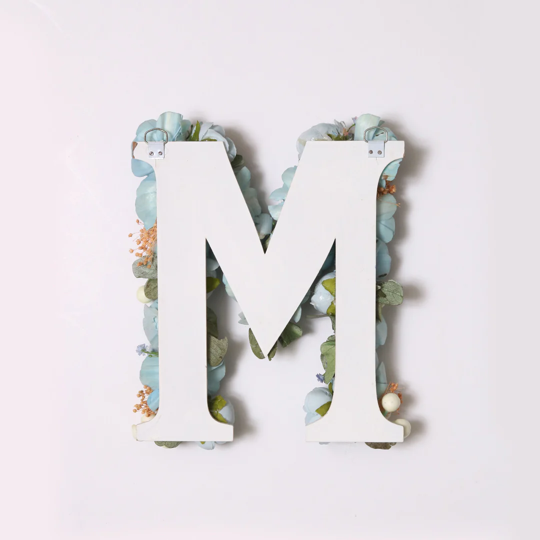 Blue Floral Alphabets - Image 31