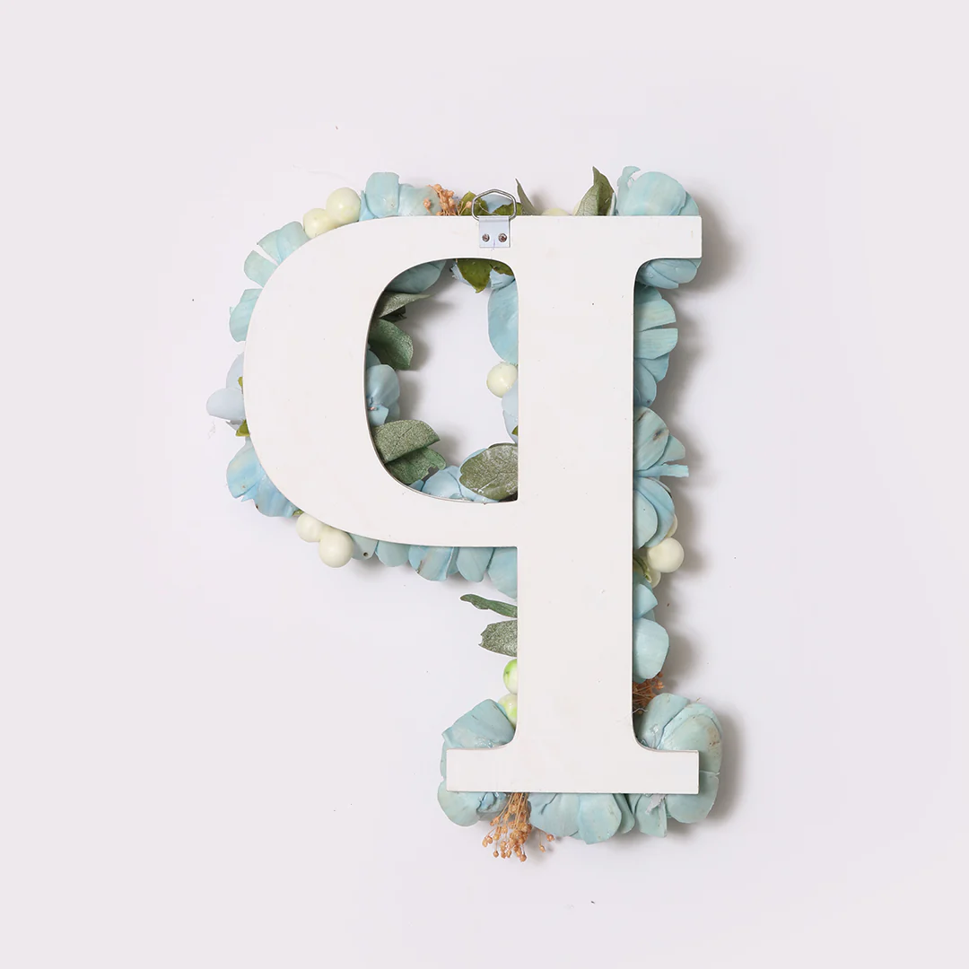 Blue Floral Alphabets - Image 35