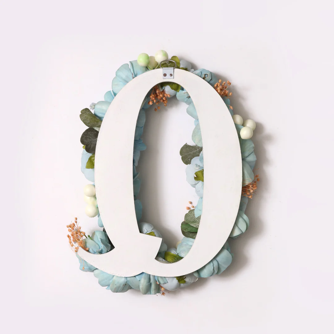 Blue Floral Alphabets - Image 37