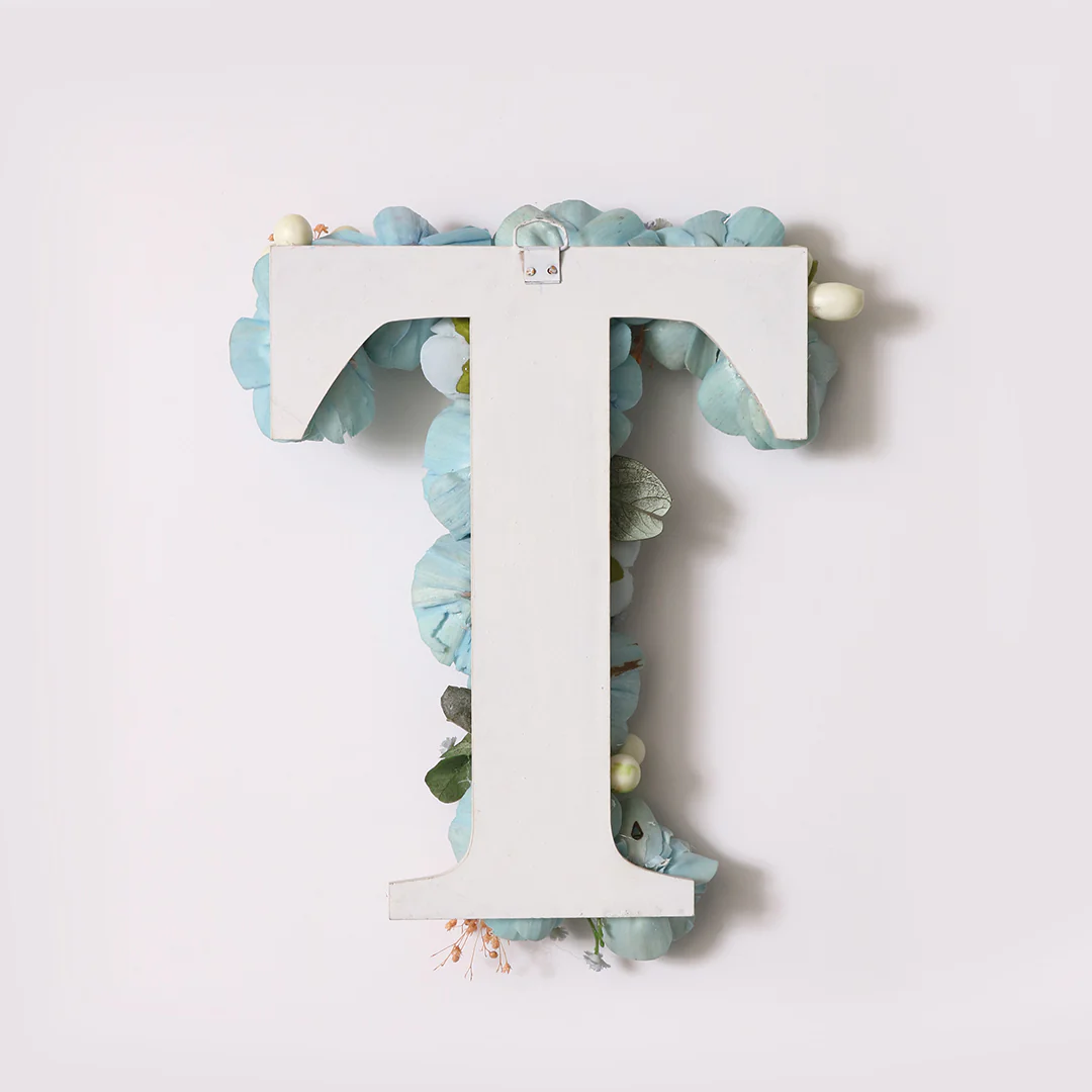 Blue Floral Alphabets - Image 43