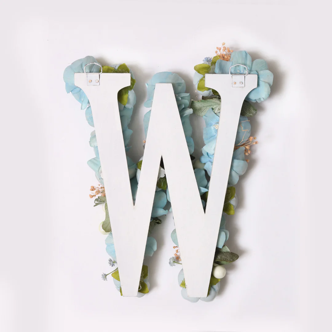 Blue Floral Alphabets - Image 48