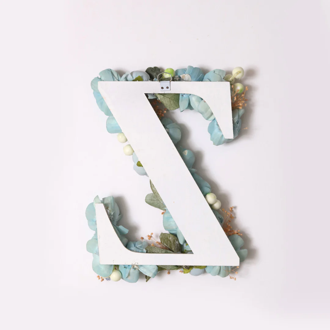 Blue Floral Alphabets - Image 49