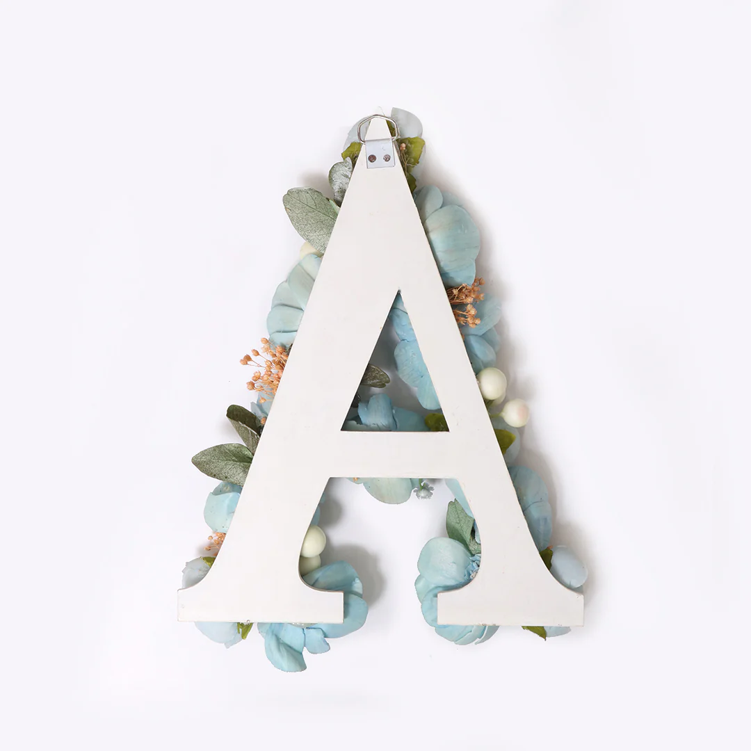 Blue Floral Alphabets - Image 5