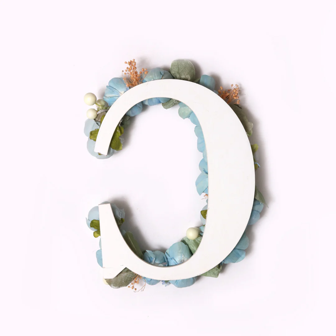 Blue Floral Alphabets - Image 9