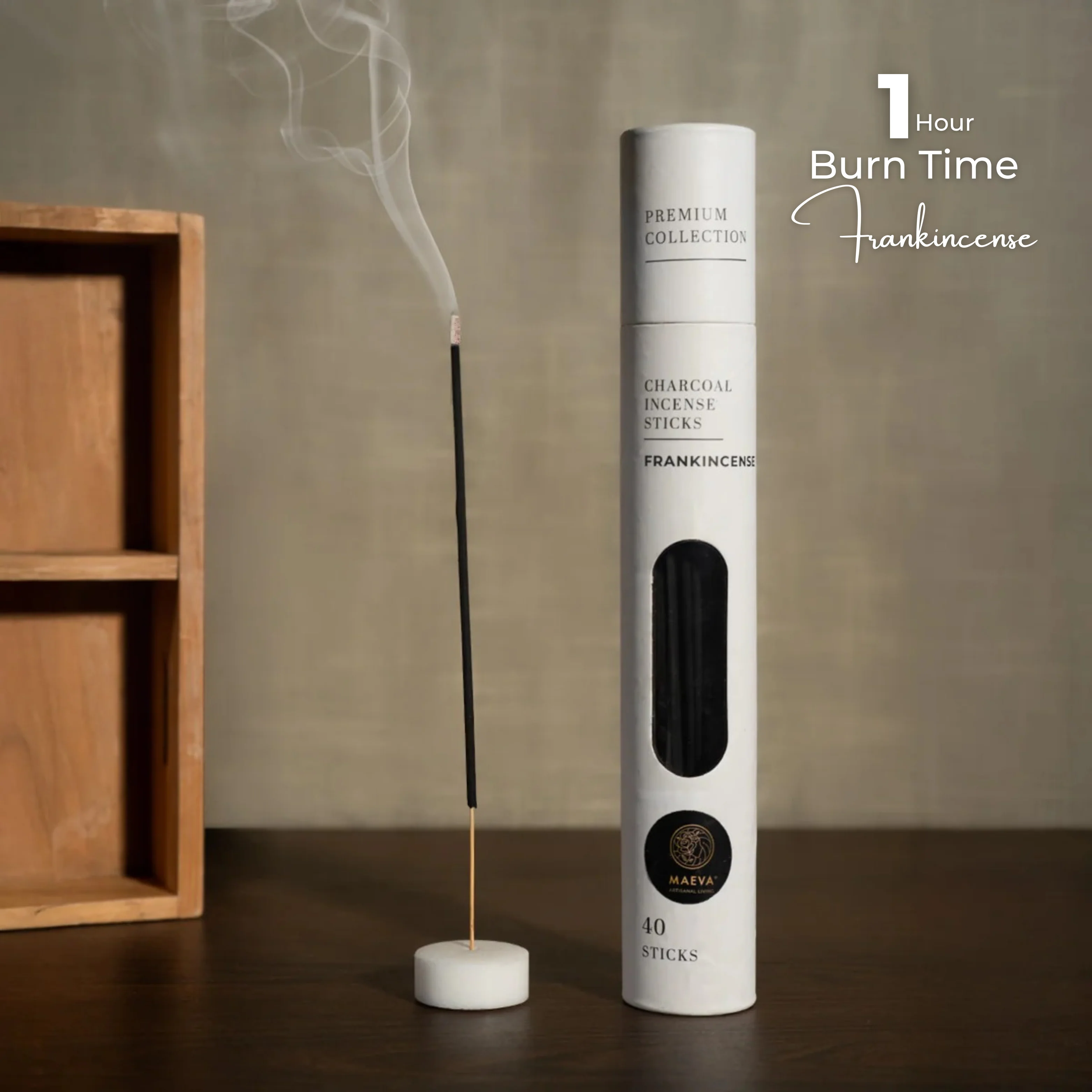 Frankincense Charcoal Incense Sticks - Image 2