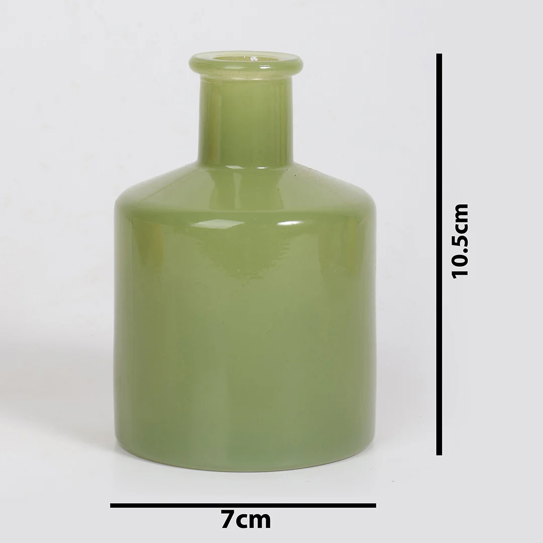 Nature Glass Vase with Flowers - Image 5
