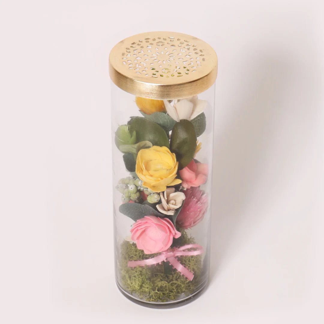 Glass Tube Floral Decor - Image 3
