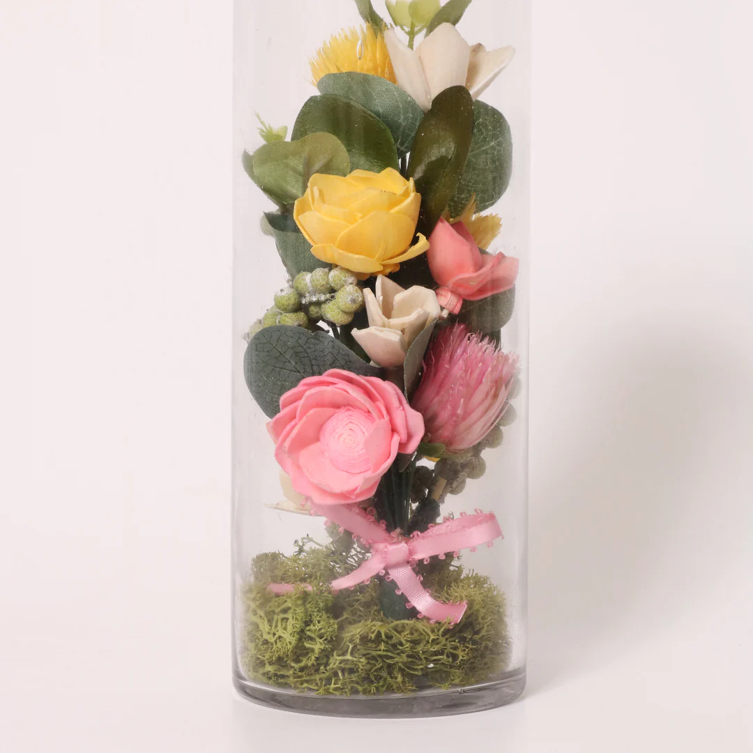 Glass Tube Floral Decor - Image 5
