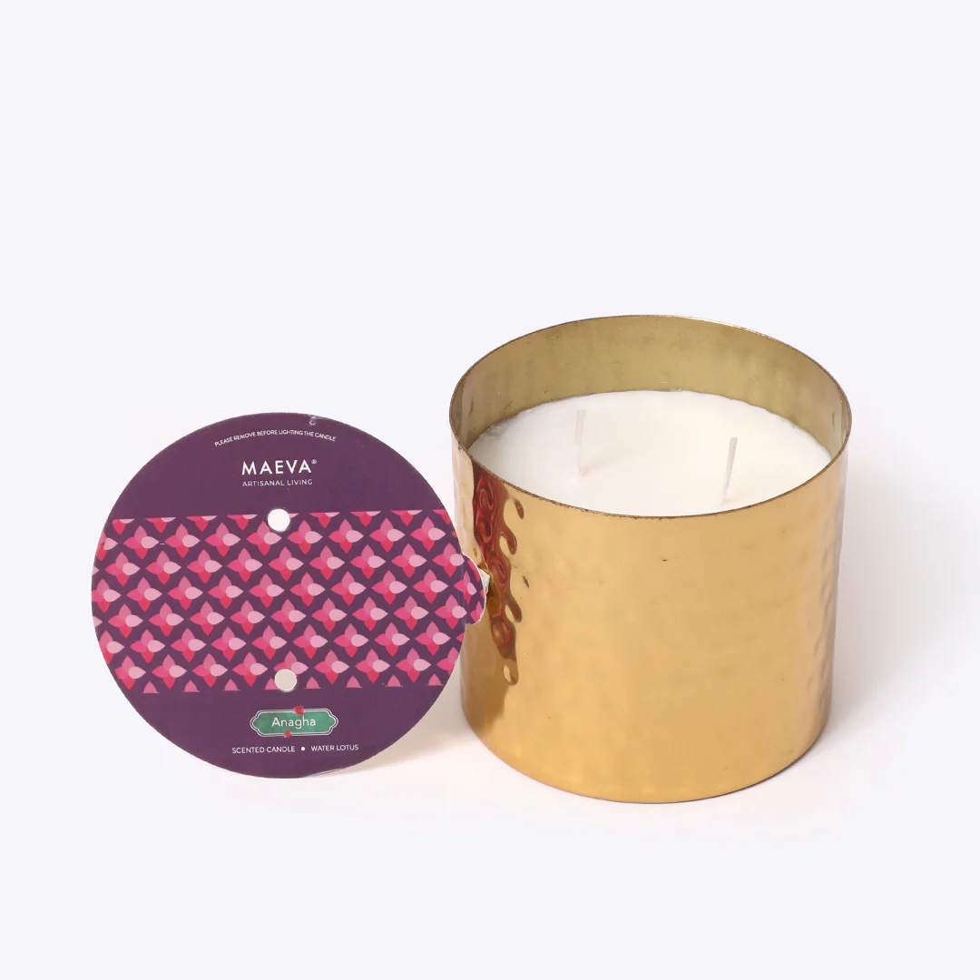 Gold 2-Wick Scented Candle - Image 4