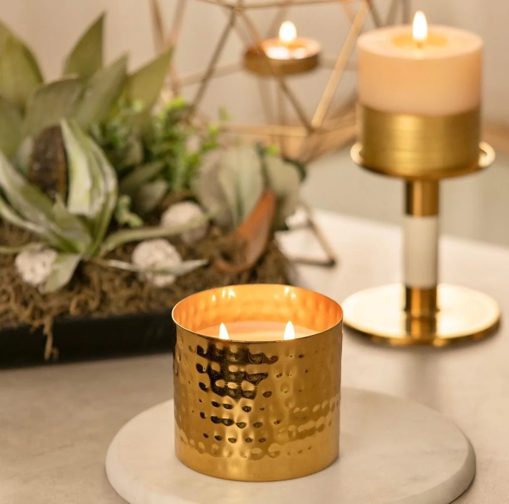 Gold 2-Wick Scented Candle - Image 8